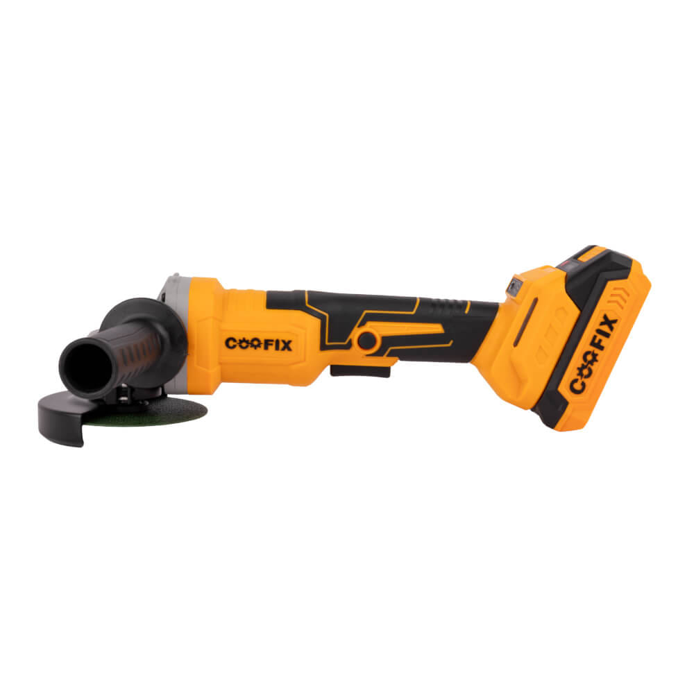 เครื่องเจียรไร้สาย (พร้อมแบตเตอรี่) COOFIX รุ่น CF-CAG005 4 นิ้ว แบตเตอรี่ 2.0AH 20V